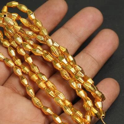5mm Brass Pabdi Gold Beads - Image 1 of 3