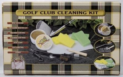 GOLF GIFTS & GALLERY Golf Club Cleaning Kit ~ Clean Irons & Woods ~ FREE SHIP IN CONTINENTAL US
