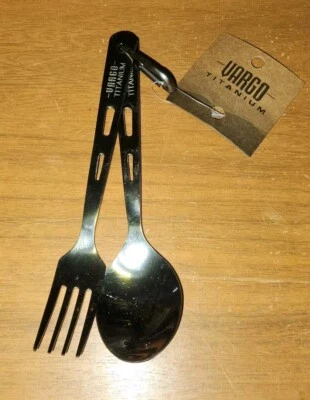 Vargo Titanium Spoon and Fork Set - Image 1 of 3