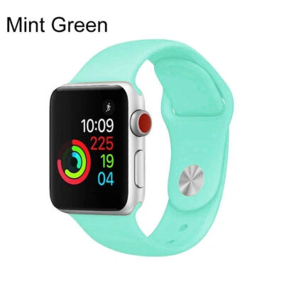 Correa deportiva de silicona iWatch 8/765/4/3 Apple Watch correa pulsera 41/42/45/44 mm Foto 1 de 4