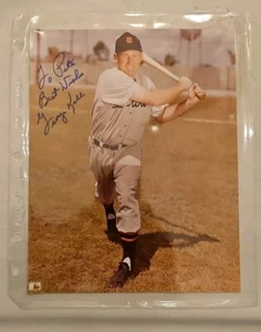 George Kell Detroit Tigers Autographed Photo 10x All Star Signed Picture - Picture 1 of 2