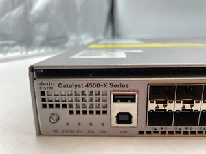 Cisco Catalyst 4500-X 32-Port SFP+ Ethernet Switch, WS-C4500X-32SFP+ - Picture 1 of 6