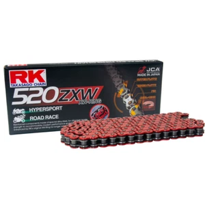 [520ZXW XW-Ring] RK CHAIN 120 LINK (Red) - Picture 1 of 4
