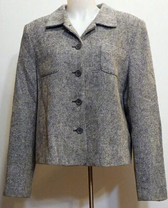 Conjunto JPR Gris Lana Acrílico 4 Botones Recortado Totalmente Forrado Blazer 14 - Imagen 1 de 4