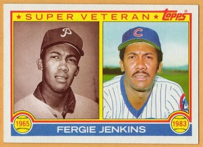 1983 Topps #231 Fergie Jenkins Super Veterano [FJ231] Casi Nuevo Foto 1 de 2