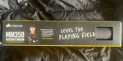 Corsair MM350 Champion Series Medium Anti-Fray Cloth Mouse Mat Pad 320X270X5MM - image 1 of 2