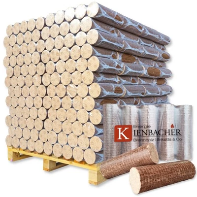 960kg Palette Nestro Hartholz Brikett Buche Eiche Holzbriketts Öko Brennstoff - Bild 1 von 4