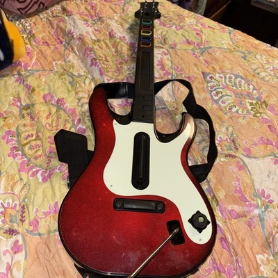 Xbox 360 Guitar Hero Gibson Les Paul Wireless Controller Red - Image 1 of 4