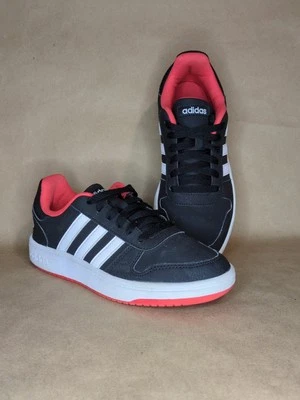 Adidas Hoops 2.0 J 'Black White Red' (B76067) GS Size 7Y MINT CONDITION - Image 1 of 4