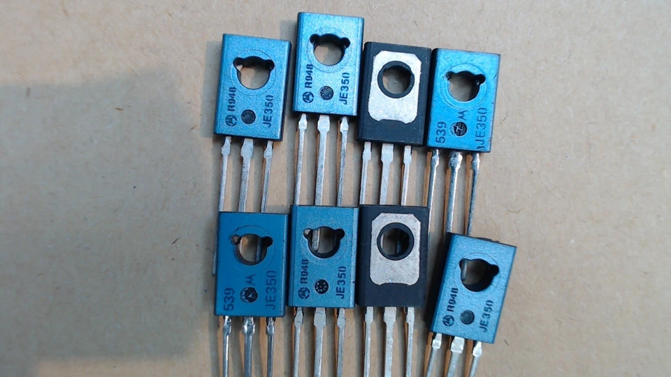 Lot of 26 Motorola MJE350 PNP Power Transistors – TO-126 – High-Voltage – NOS - Image 1 of 1