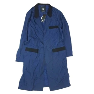 YOHJI YAMAMOTO Y-3 men's nylon blazer jacket navy size L stylish Casual USED - Picture 1 of 7