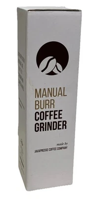 JavaPresse Manual Coffee Grinder with Adjustable Settings -  Brushed Silver PO - Image 1 of 4