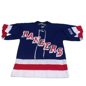 Boys NHL CCM New York Rangers Vintage Jersey Canada USA Size S/M - Picture 1 of 5
