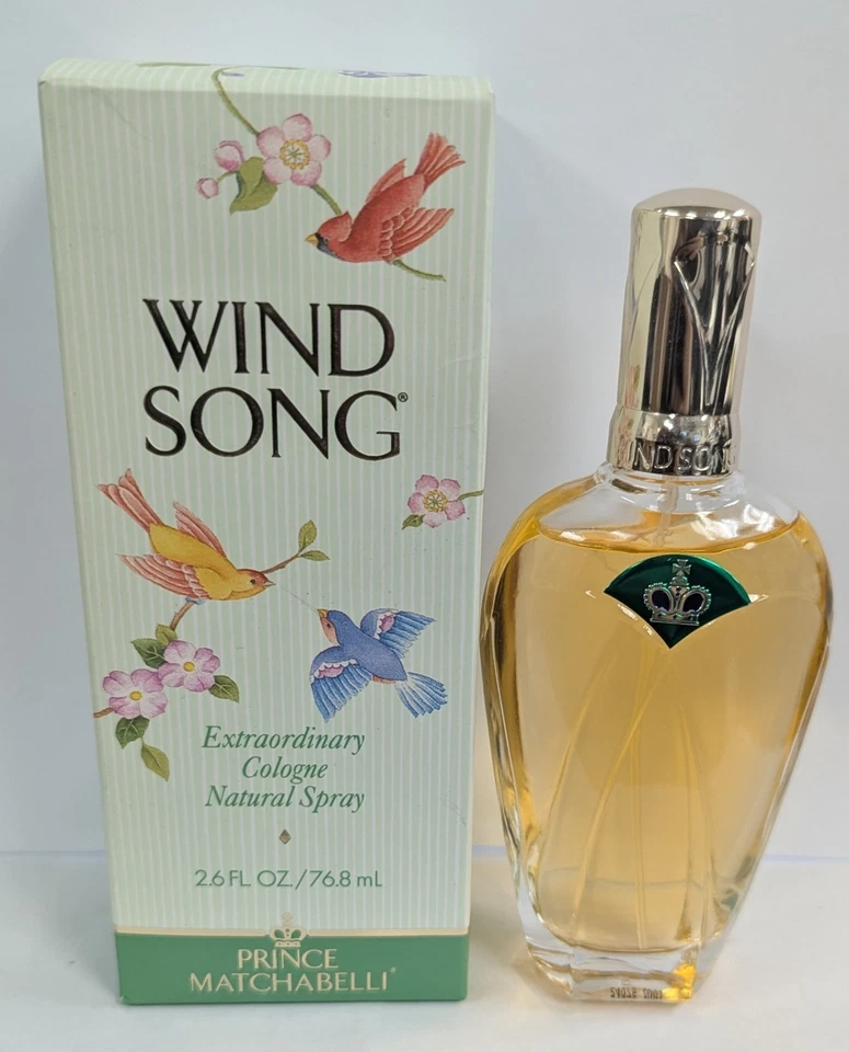 PRINCE MATCHABELLI WIND SONG EXTRAORDINARIA COLONIA SPRAY NATURAL 2,6 fl oz Nuevo en caja Foto 1 de 4