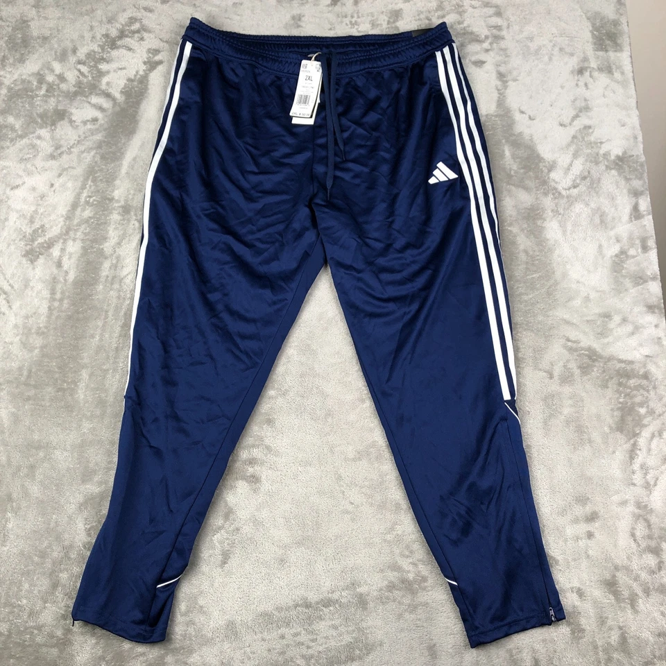 Adidas Tiro Tracksuit Mens 2XL Jacket/Pants Set Soccer Training Blue White