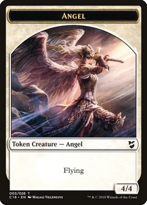 4x Angel Token / Zombie Token - NM/LP - Commander 2018 - SPARROW MAGIC mtg - Picture 1 of 2