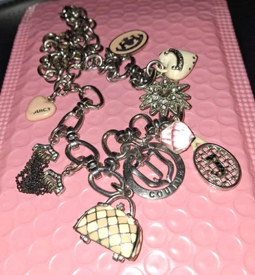 VTG Juicy Couture Charm Necklace Y2K Era  - Image 1 of 4