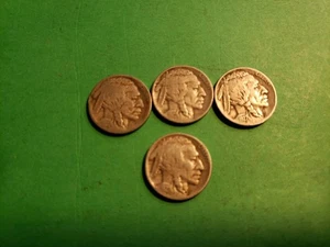 (3) Nichel di bufalo 1927-S e 1927-D non potenziato - Foto 1 di 8