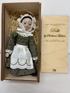 9 ZOLL IZANNAH WALKER INSPIRIERTE PUPPE VON RUSSISCHER KÜNSTLERIN SVETLANA LUKINA HOLZKISTE - Bild 1 von 11