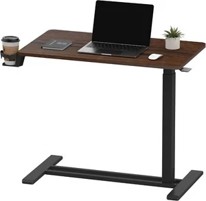 SANODESK Medical Adjustable Overbed Bedside Table with Hidden Casters, Pneumatic - Picture 1 of 6