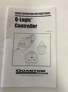 Quantum Q-LOGIC Joystick CONTROLLER BEDIENUNGSANLEITUNG BOOKLET Power Chair - Bild 1 von 2