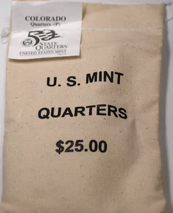 2006 P - Colorado State Quarter Original Mint Sewn Bag- Unopened Box QP2 - Picture 1 of 2