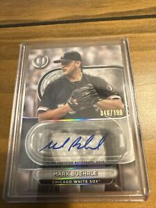 2023 Topps Tribute Mark Buehrle On Card Auto /199 Chicago White Sox