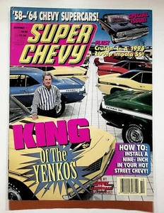 1993 October Super Chevy Magazine Corvette Camaro Yenko Convertibles 1958-64 - Picture 1 of 2