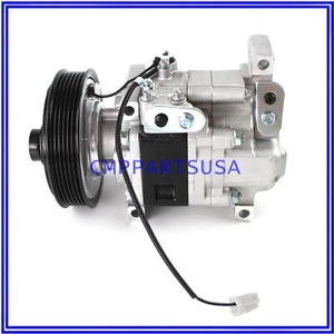 6PK Air AC Compressor BP4K-61K00 H12A1AG4DY For 2003-2009 Mazda 3 1.6L 12V - Picture 1 of 10