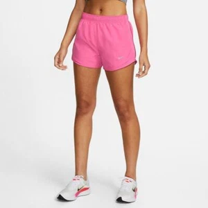 Nike Tempo Pinksicle/White CU8890-684 Women's Brief-Lined Running Shorts - Picture 1 of 1
