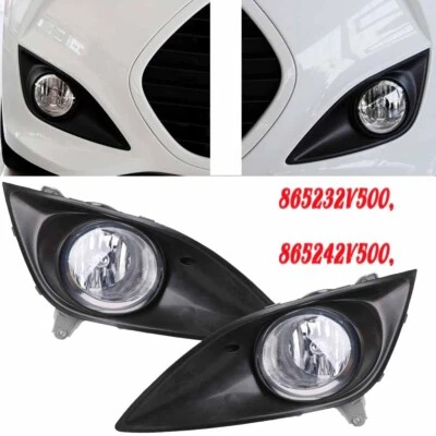 2x Fog Lights Driver & Passenger Side Fits 2013-2016 Hyundai Veloster Turbo Foto 1 de 4