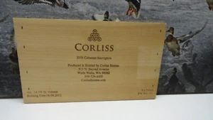 Corliss Wood Cabernet Sauvignon Walla 2008 extremo panel de vino wp-12 - Imagen 1 de 2