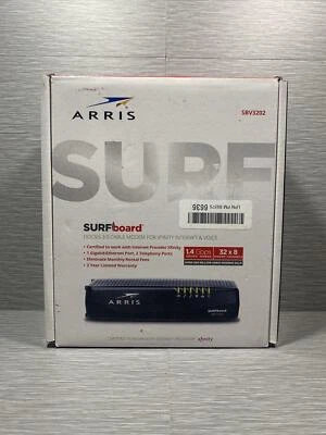 ARRIS SURFboard SBV3202 DOCSIS 3.0 Cable Modem Comcast Xfinity Internet & Voice - Image 1 of 4