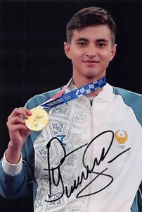 RASHITOV Ulugbek - UZB - Olympia 2024 - Taekwondo - GOLD - 1.OS 24 - Foto - Bild 1 von 1
