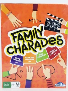 Outset Media Charades Family 80's 90's Movie Kids Game New Sealed 2018 - Picture 1 of 7