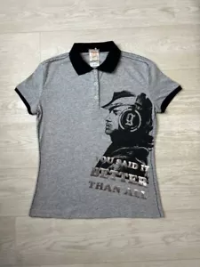 John Galliano Newspaper T-shirt size S Women’s Polo YOU SAID IT BETTER THAN ALL - Picture 1 of 7