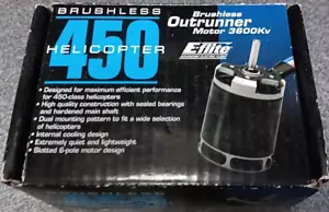 E-Flite bürstenlos 450 Hubschrauber Outrunner Motor 3600Kv EFLM60450A Neu - Bild 1 von 3