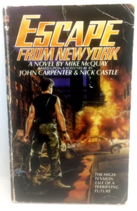 ESCAPE FROM NEW YORK - Mike McQuay - 1985 Bantam Spectra 4th Printing - Imagen 1 de 6