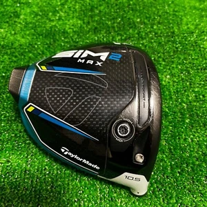 TaylorMade driver SIM2 MAX 10.5 deg 1W Driver head only head cover right handed - Picture 1 of 9