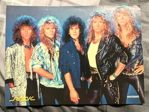 WHITESNAKE / BON JOVI / REVISTA DAVID COVERDALE PÁGINA COMPLETA PINUP RECORTE DE PÓSTER - Imagen 1 de 2
