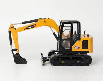 1/25 Scale SANY SY75C Compact Excavator Diecast Model Toy Collection Gift NIB - Image 1 of 4