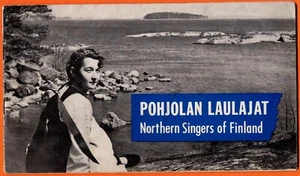 Northern Singers of Finland Pohjolan Laulajat 1962 Brochure in Finnish - Bild 1 von 2