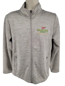 Miller High Life Jacket Size S Gray Heather Champagne Of Beers Embroidery - Picture 1 of 12