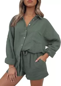 2 Piece Sets For Women Lounge Wear Matching Pajama Fashion Oversized XL Size - Picture 1 of 6