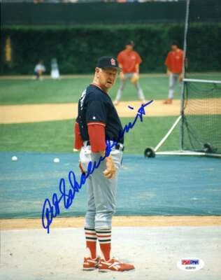 Red Schoendienst Psa Dna Coa Autograph 8x10 Original Photo Hand Signed Authentic - Image 1 of 2