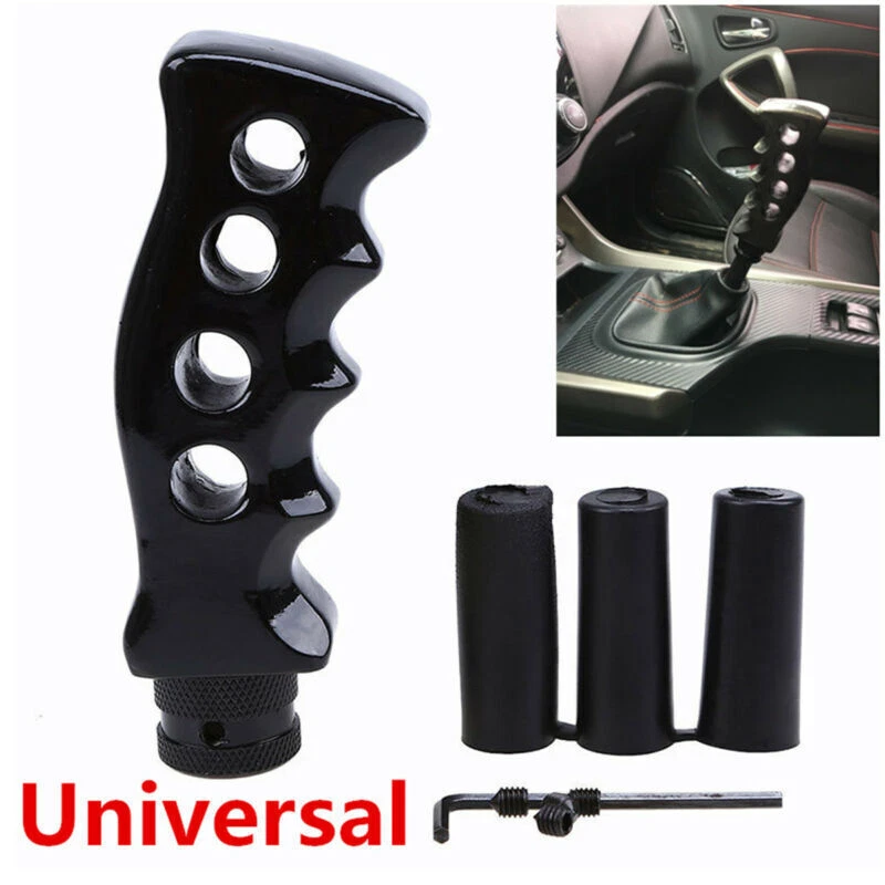 1X Manija de empuñadura de pistola Transmisión manual Coche Perilla de cambio Manija de palanca de cambios Foto 1 de 4
