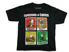 Curious George Black Toddlers T-shirt NWT