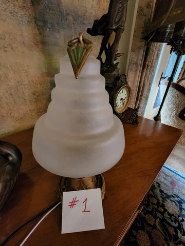 Antique Gill Glass Art Deco Flush Pendant Ceiling Light Pendant Slip in Shade #1 Cover