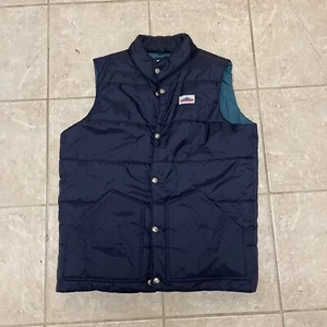 Penfield Vest Puffer Mens Sz Medium Outdoor Winter Navy Blue Polyester - Picture 1 of 6