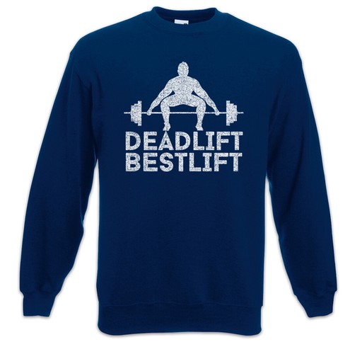 Felpa Deadlift Bestlift Pullover Sollevamento Pesi Personal Coach Curls Pump
